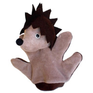 Igel,﻿ kuschelige Handpuppe für Kinderhände