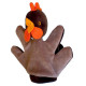 Huhn, kuschelige Handpuppe für Kinderhände