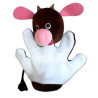 Kälbchen, ﻿kuschelige Handpuppe für Kinderhände