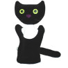 Katze, kuschelige Handpuppe