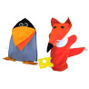 Der Rabe und der Fuchs, Handpuppen-Set