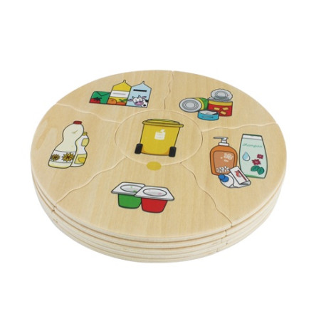 Mülltrennung, HUMANICO Puzzlespiel ab 4+