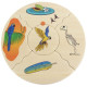 Tierarten, Lernpuzzle-Spiel NAWITO ab 4+