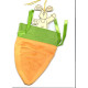 Rübenbeutel mit Hase, Geschenkbeutel
