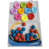 Fädeln-Spielset mit Knöpfen und Perlen ab 2+