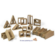 Bausteine Outdoor, 24 Teile aus Holz