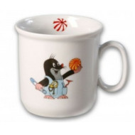 Tasse mit Motiv, Maulwurf und Höschen