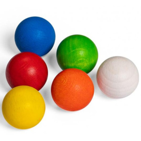 Kugelset 6 Holzkugeln