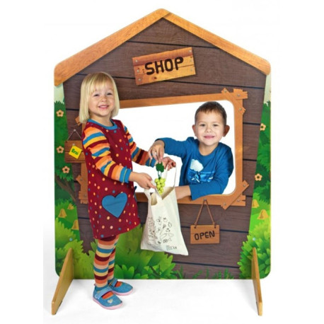 Spielhaus Element - Shop, Spiele im Raum