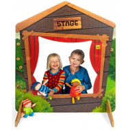 Spielhaus Element - Stage / Bühne - Spiele im Raum