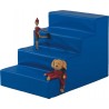 Treppe für Ballbad, Qualitäts, B 60 x H 50 x T 90cm