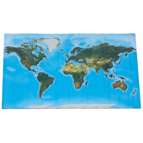 Begehbare physische Weltkarte, 180 x 110 cm