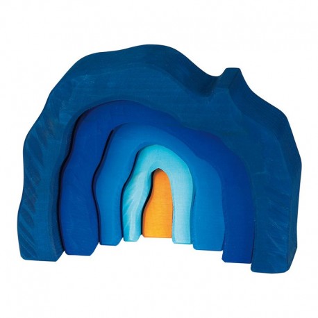 Höhlen-Set 5-teilig, blau, Bunte Formenwelt