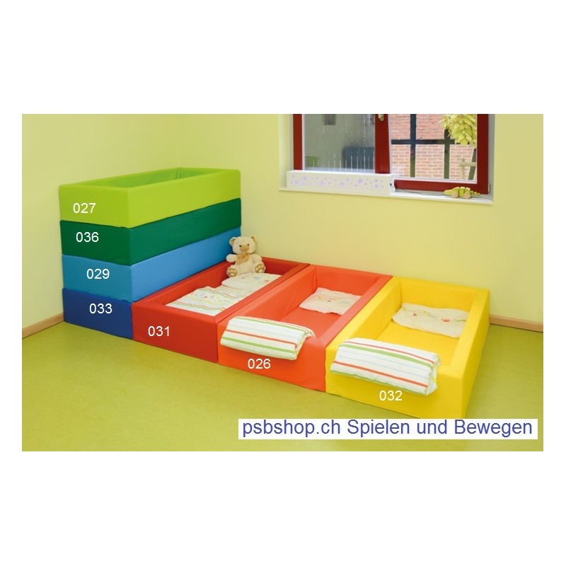 Schaumstoff-Bettchen -ohne Matratze, 126x70x25cm - psbshop