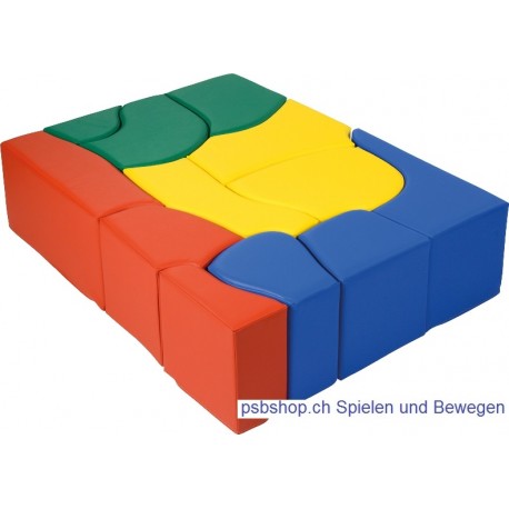 Bausteinesatz - Puzzle 12-teilig