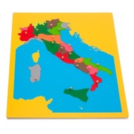 Italien, Übersicht über die einzelnen Regionen Italiens. Puzzlekarte  57 x 44,5 cm