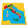 Italien, Übersicht über die einzelnen Regionen Italiens. Puzzlekarte  57 x 44,5 cm