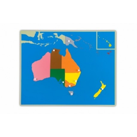 Große Puzzlekarte Australien 57 x 44,5 cm
