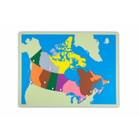 Kanada, große Puzzlekarte, 57 x 44,5 cm