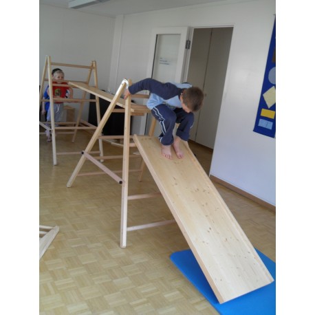 Rutschbrett, Spieltisch mit Rand 120 cm lang