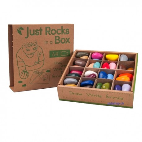 Crayon Rocks in Box , 32 Farben, 64 Stück