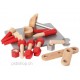 Schiebewagen Handwerker, 74x22x44cm, ab 18 Monaten
