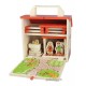 Bauernhof - Spielkoffer, 20x11x22,5cm, ab 3-jährig