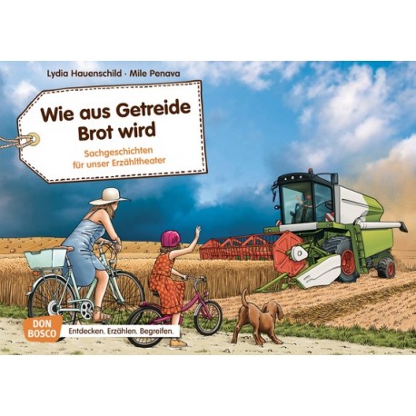 Wie aus Getreide Brot wird. Kamishibai Bildkartenset.