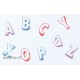ABC Stempel-Set 14,5x8,5x3,5cm