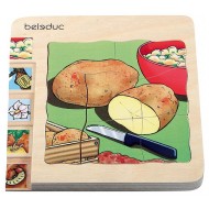 Kartoffel 30 Teile, Lagenpuzzle, Natur und Gessellschaft