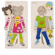 Lagenpuzzle - Anika und Denis, 13 Teile, ab 3-jährig