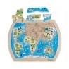 Die Welt, Knopfpuzzle, 21 Teile, ab 3-jährig