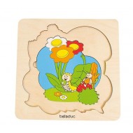 Wiese  9-teilig, Entdeckerpuzzle 205 x 205 x 15 mm, Alter: 4+