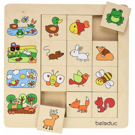 Lebensräume, 12 Tl, 1 Rahmen, 24 M+