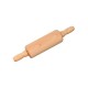 Teigrolle mit Stahlaxe, L 24 cm