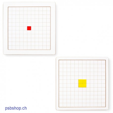  Raster-Tablett, gross, Arbeitsmaterial nach Friedrich Fröbel