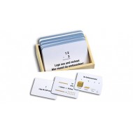 Arbeitskartei zum Goldenen Perlenmaterial, 100 Aufgabenkarten