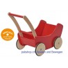 Puppenwagen inkl. Bettzeug, 66 x 35x 50 cm ab 1 Jahr