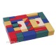 33 bunte Geo Klötze D 4 cm