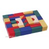 33 bunte Geo Klötze D 4 cm