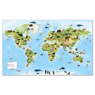 Arbeitsfolien für die begehbare Weltkarte, 10 St. 180 x 110 cm